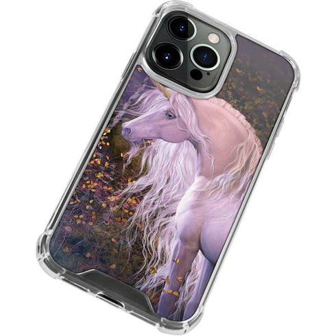 Autumn Glow Unicorn by Laurie Prindle iPhone 15 Pro Clear Case